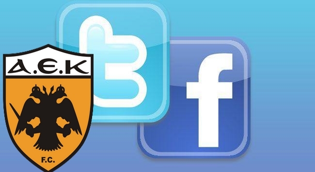 Ποδοσφαιριστές ΑΕΚ και Social Media