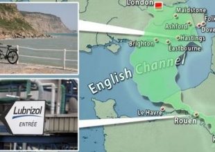 Χημικό νέφος πάνω από τη Γαλλία και την Αγγλία