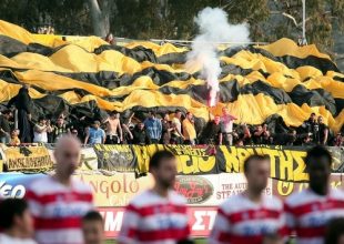 Φωτογραφίες από το Πλατανιάς – ΑΕΚ