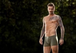 Ο David Beckham τρέχει σχεδόν γυμνός
