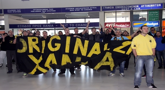 Κλικ από την άφιξη της ΑΕΚ