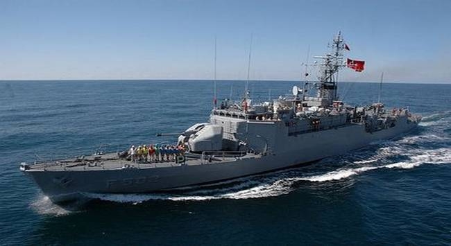Τουρκική κορβέτα μεταξύ Εύβοιας και Άνδρου
