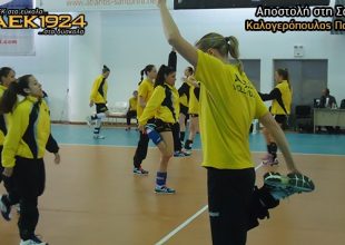 Η προθέρμανση πριν τον τελικό (vid)