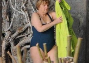 Η Μέρκελ με μαγιό!