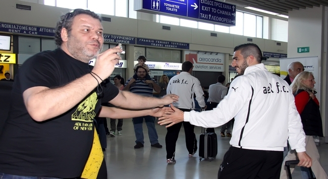 Βίντεο από την υποδοχή της ΑΕΚ