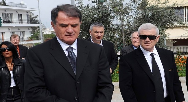 Μελισσανίδης – Μπάγεβιτς στην κηδεία του Θεοδωρίδη