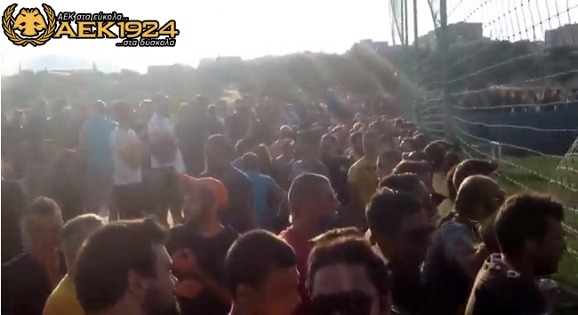 Ο απίστευτος κόσμος της ΑΕΚ (vids)