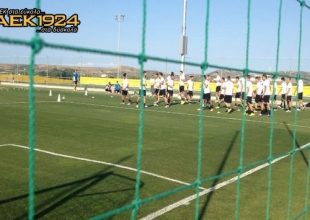 Η προπόνηση των Κιτρινόμαυρων (vids)