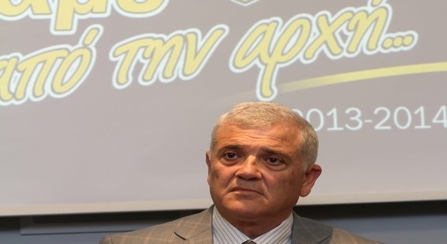 ΦΩΤΟ από τη συνέντευξη Μελισσανίδη