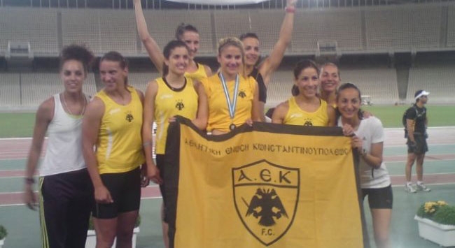 Τριπλέτα στα 1500μ. για την ΑΕΚ!