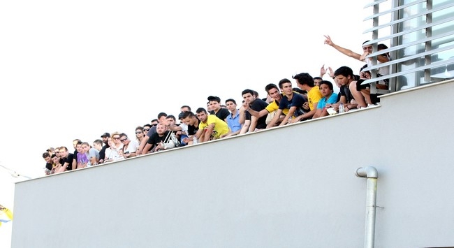 Με κόσμο η «πρώτη» της ΑΕΚ