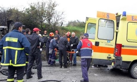 Μετωπική ΙΧ – λεωφορείου των ΚΤΕΛ