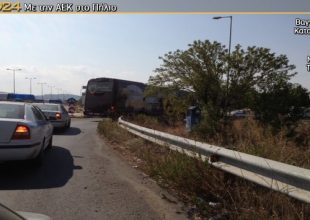 Συνοδεία αστυνομίας στο Βελεστίνο