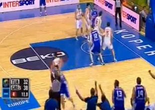 Η μπουνιά του Παπανικολάου στον διαιτητή (video)