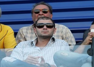 Στο γήπεδο ο Γιώργος Μελισσανίδης