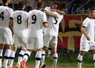 Live από το ΟΑΚΑ ΑΕΚ – Ομόνοια 1-1