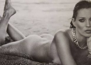 H Kate Moss ποζάρει… γυμνή!