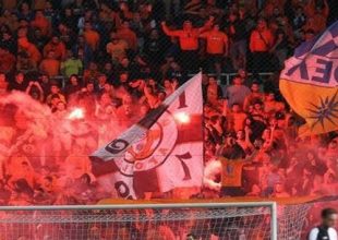 Τιμωρία στο ΑΠΟΕΛ για τα λέιζερ, το πανό και τις κροτίδες