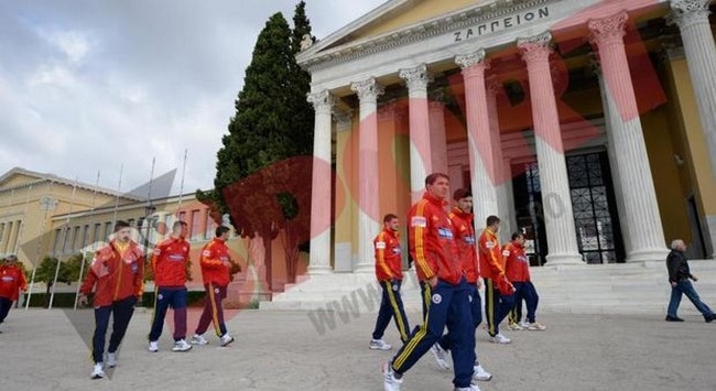 Η εθνική Ρουμανίας στο Ζάππειο