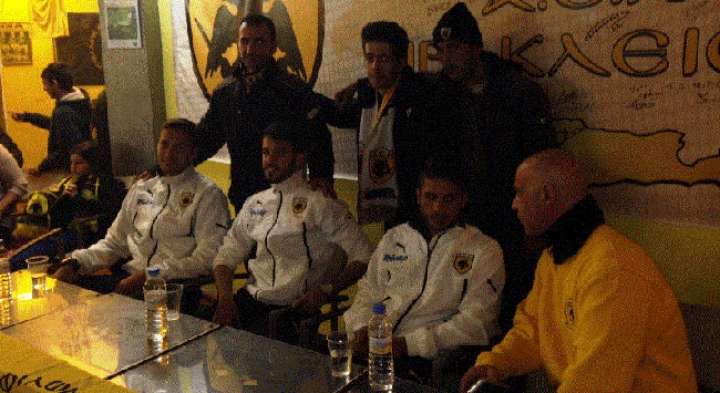 Η επίσκεψη της ΑΕΚ στον Σ.Φ. ΑΕΚ Ηρακλείου (pics)