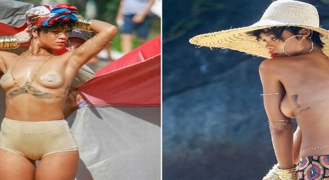 Η τόπλες φωτογράφηση της Rihanna