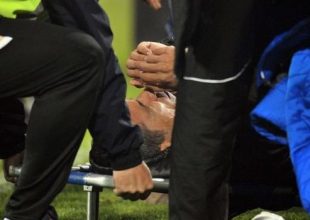 Τραυματίστηκε από αντικείμενο ο Δώνης