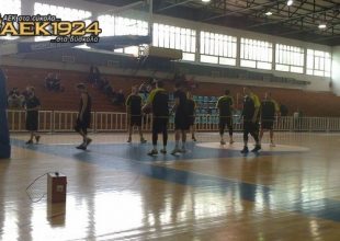Η προθέρμανση της ΑΕΚ (pics)