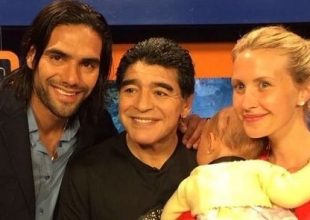Φαλκάο και Μαραντόνα σε εκπομπή για το ματς Κολομβία-Ελλάδα (VIDEO)