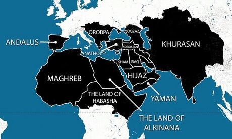 Νέος χάρτης των τζιχαντιστών. Θέλουν και την Ελλάδα στο χαλιφάτο τους!