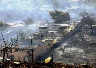 Νύχτα κόλασης: Σε ύφεση η φωτιά στην Κερατέα