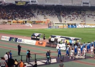 Η πρώτη επίσημη είσοδος της ΑΕΚ (vid)