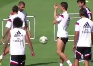 Η άσεμνη χειρονομία του Ρονάλντο στον Ντι Μαρία (VIDEO)