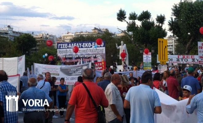 Σε εξέλιξη οι συγκεντρώσεις στη Θεσσαλονίκη στο περιθώριο της ΔΕΘ