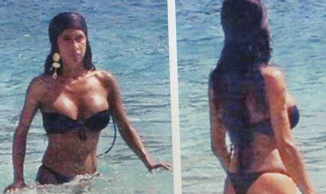 Πάολα: Πήγε για βουτιά με σέξυ μαγιό και με σκουλαρίκι από την πίστα