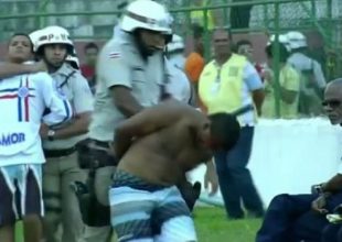 Βίαια επεισόδια στη Βραζιλία! (vid)