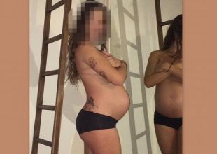 Ελληνίδα εγκυμονούσα φωτογραφήθηκε ημίγυμνη!