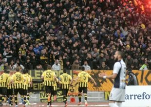 Επτά λεπτά από την εξέδρα στο ΑΕΚ – Ατρόμητος (vid)