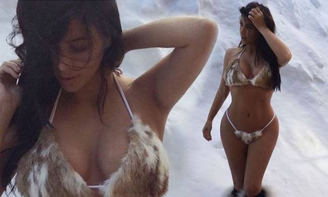 Kim Kardashian: «Είχε πολλή πλάκα το post με το γούνινο μπικίνι»