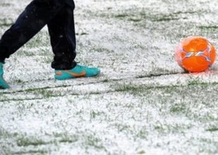 Με χιόνι η τελευταία προπόνηση ενόψει Ολυμπιακού