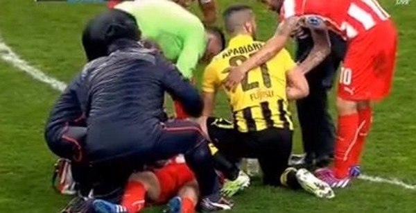 Συγκλόνισε τον φίλαθλο κόσμο ο Αραβίδης! (vids-pic)