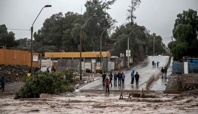 Χιλή: 25 νεκροί και εκατοντάδες αγνοούμενοι από πλημμύρες