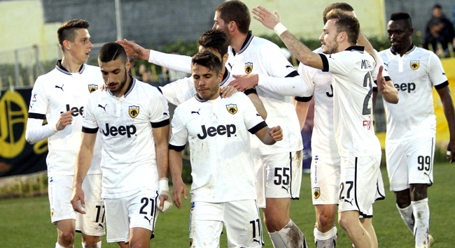 Φανέλα της ΑΕΚ με υπογραφές για καλό σκοπό Φανέλα της ΑΕΚ με υπογραφές για καλό σκοπό