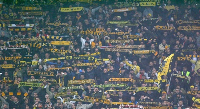Ξανά, ξανά, ΑΕΚτζήδες στο Βορρά! Ξανά, ξανά, ΑΕΚτζήδες στο Βορρά!
