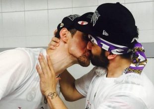 Η στιγμή του φιλιού Νοτσιόνι – Καμπάσο (video)