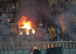 Σκηνές ντροπής στον τελικό του Κυπέλλου Κύπρου (video)