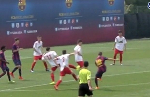 Απίστευτες γκολάρες από τα πιτσιρίκια της Μπαρτσελόνα