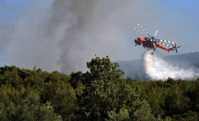 Μεγάλη φωτιά στο Γαλάτσι