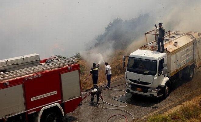 Πυρκαγιά στον Ασπρόπυργο