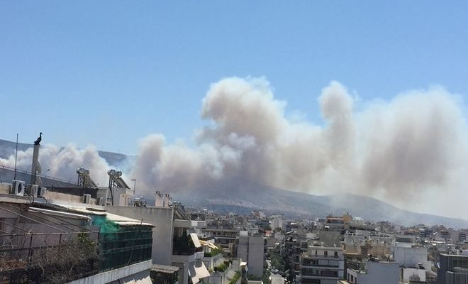 Φωτιά στην Νέα Καρβάλη Καβάλας