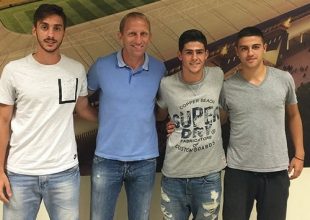 Υπέγραψαν οι τρεις πιτσιρικάδες